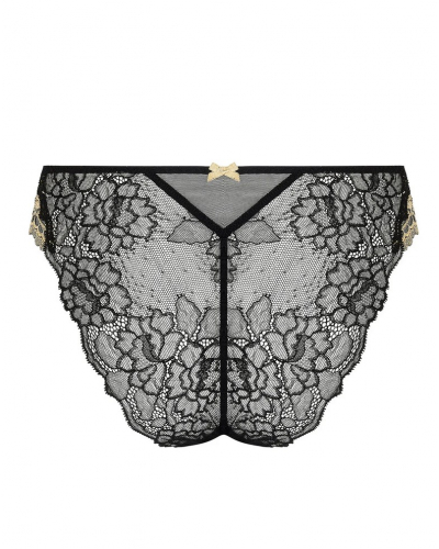 Slip séduction Lise Charmel Sublime en Or (Noir Eclat)