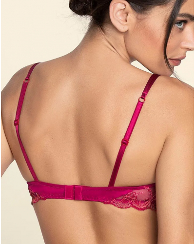 Soutien-gorge coque Lise Charmel Splendeur Soie (Splendeur Carmin)