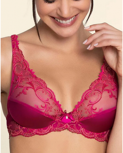 Glamour bra Lise Charmel Splendeur Soie (Splendeur Carmin)