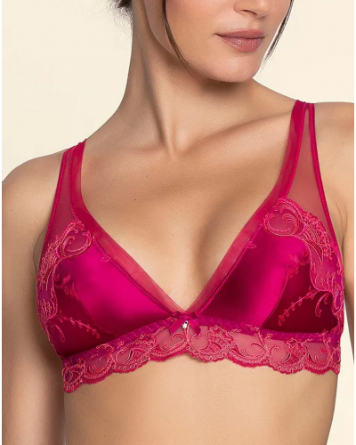 Soutien-gorge triangle sans armature Lise Charmel Splendeur Soie (Splendeur Carmin)