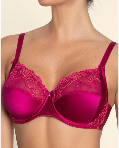 Wellness underwired bra Lise Charmel Splendeur Soie (Splendeur Carmin)