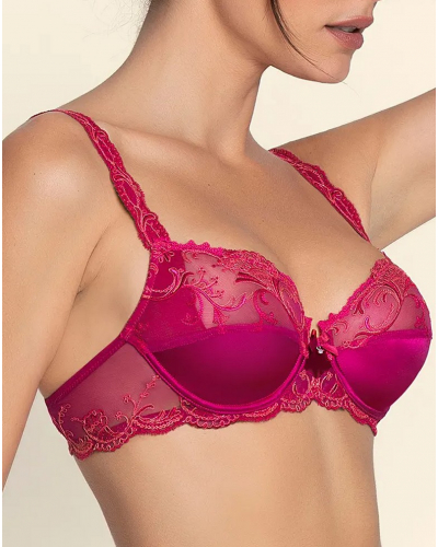 Underwired bra Lise Charmel Splendeur Soie (Splendeur Carmin)