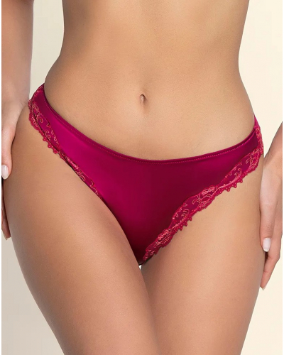 Slip séduction Lise Charmel Splendeur Soie (Splendeur Carmin)
