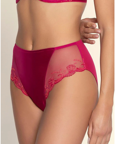 Calzoncillo cintura alta Lise Charmel Splendeur Soie (Splendeur Carmin)