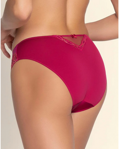 Slip fantaisie Lise Charmel Splendeur Soie (Splendeur Carmin)
