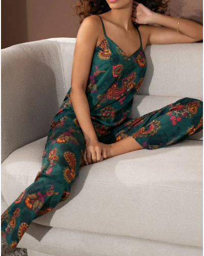 Pantalon Antigel Méditation Cachemire (Vert Evasion)