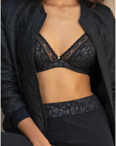 Sujetador triángulo Antigel Sensualité Fauve (Negro)