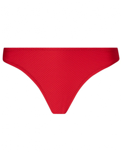 Tanga de bain échancré Antigel La Vogueuse (Corail Vogue)