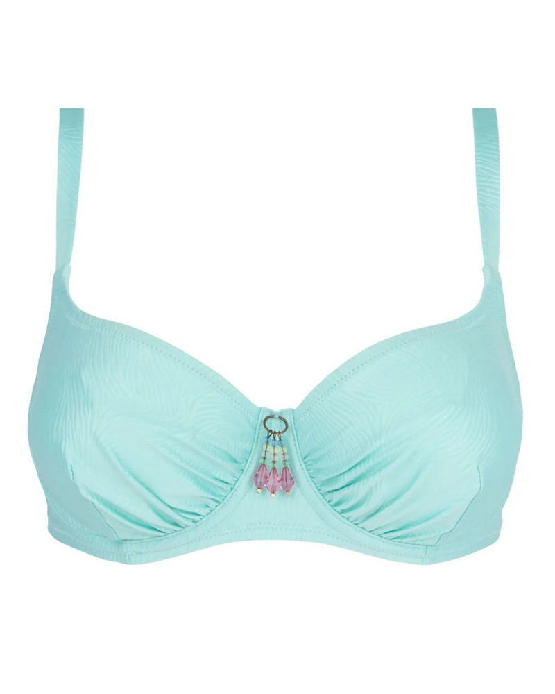 Soutien-gorge de bain armatures triangle Antigel La Muse Des Vagues (Vague Aqua)