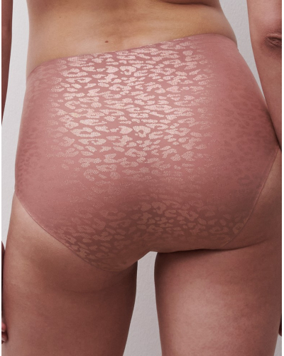 High waist panty Chantelle Softstretch (Léopard Rose paillette)