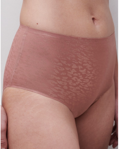 Culottes taille haute Chantelle Softstretch (Léopard Rose paillette)