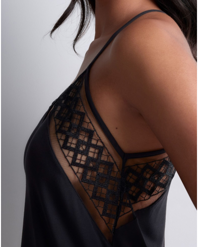 Top con tirantes finos Aubade Sweet Obsession (Negra)