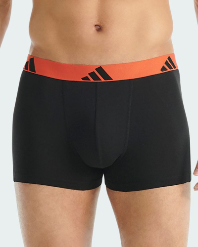 Paquete de 3 bóxers Adidas Active Flex Coton (Rouge/Gris/Noir)