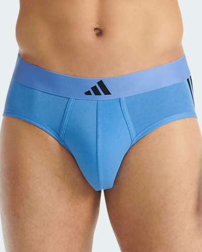 Pack of 2 briefs Adidas Active Flex Cotton (Bleu/Noir)