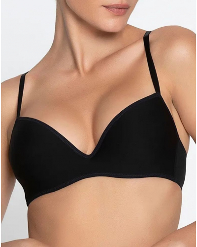Soutien-gorge bandeau coque Lise Charmel Sensation Plaisir (Noir)