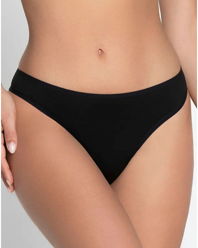 Thong Lise Charmel Sensation Plaisir (Black)