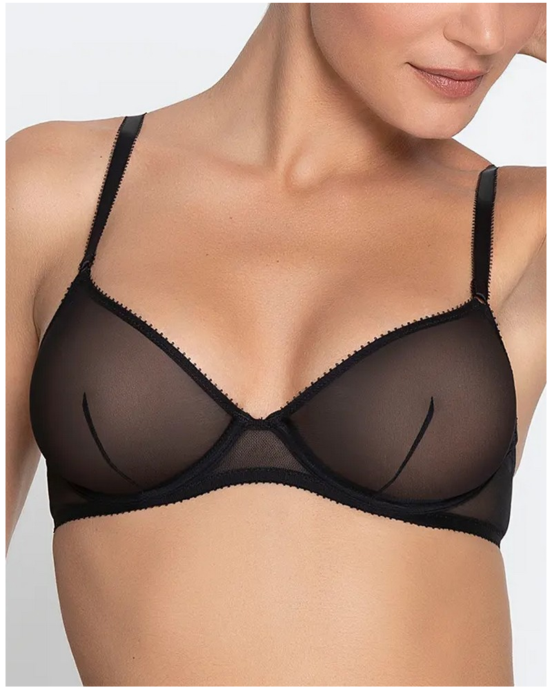 Underwired bra Lise Charmel Révélation Beauté (Black)