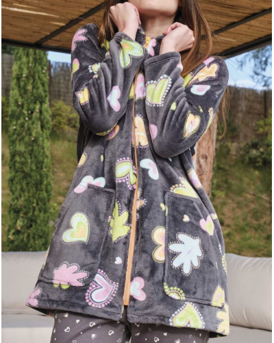 Jacket fleece with zip Massana (Multicolor)