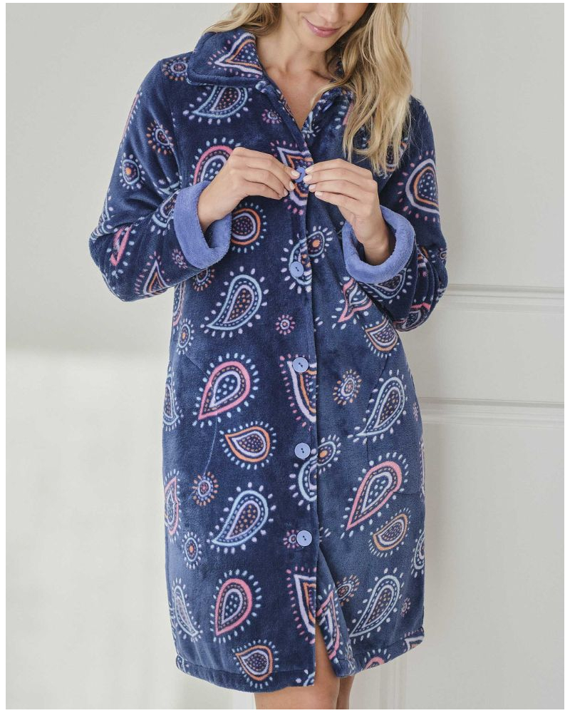 Dressing gown buttoned Massana (Multicolor)