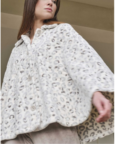 Buttoned cape Massana (Multicolore)