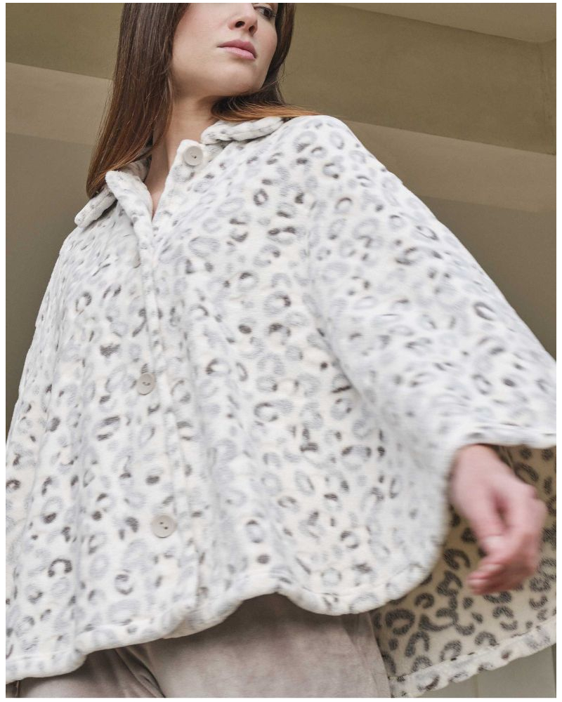 Buttoned cape Massana (Multicolore)