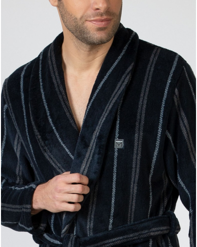 Peignoir polaire Massana (Bleu)