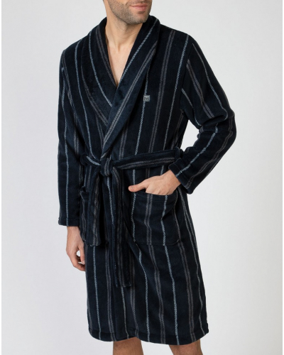Bathrobe long Massana (Bleu)