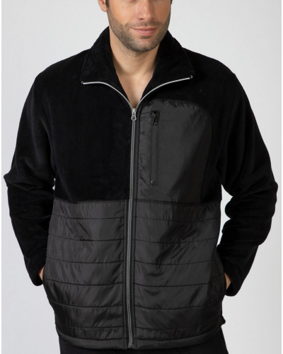 Polar jacket with zip Massana (Black)