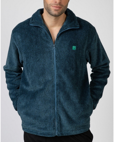 Polar jacket with zip Massana (Bleu)