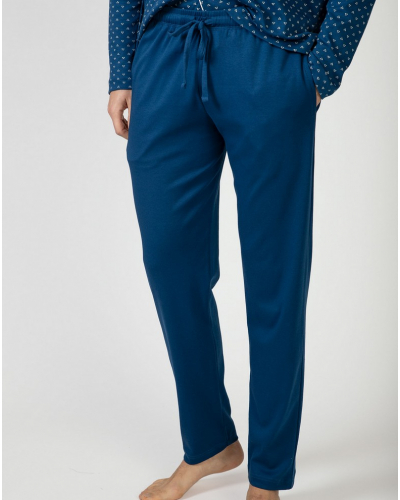 Long pyjamas 100% cotton Massana (Bleu)