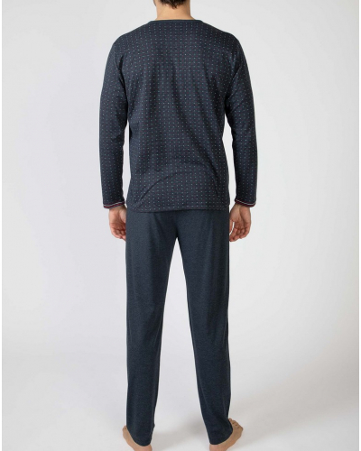 Pijama largo Massana (Imprimé Bleu)