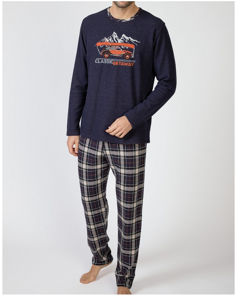 Pijama largo Massana (Multicolore)