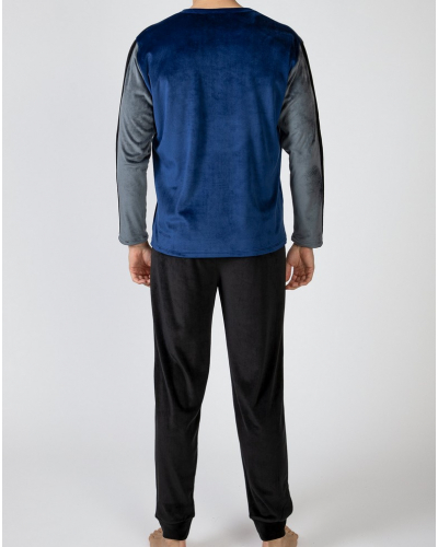 Pyjamas micro fleece Massana (Dark Blue)