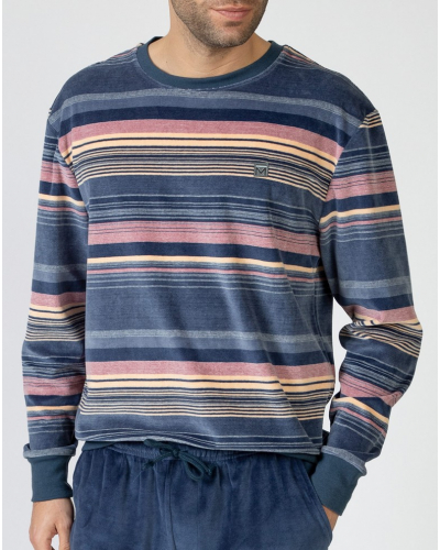 Pyjamas cotton and velvet Massana (Multicolour)