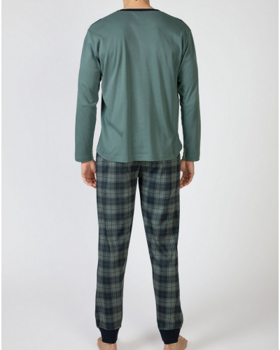 Pyjama long 100% coton Massana (Multicolore)