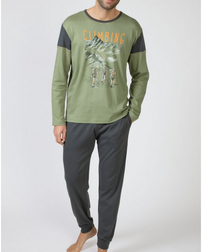 Pyjama long 100% coton Massana (Multicolore)