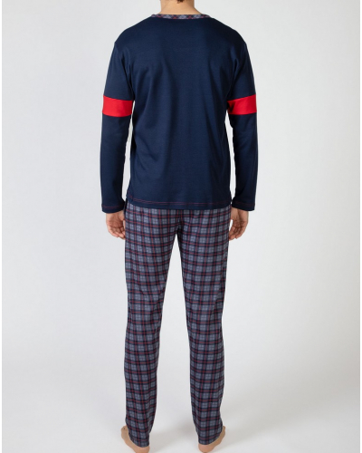 Pijama largo 100% algodón Massana (Multicolore)