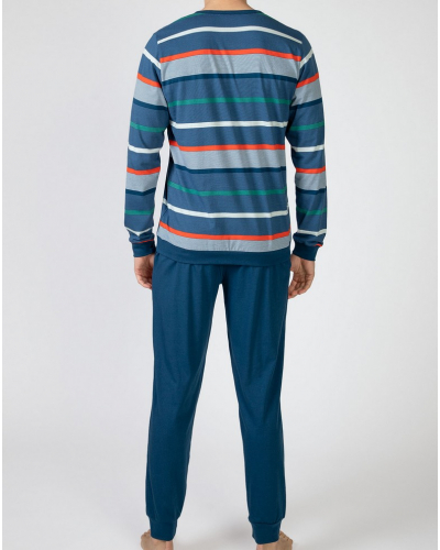 Pijama largo 100% algodón Massana (Multicolore)