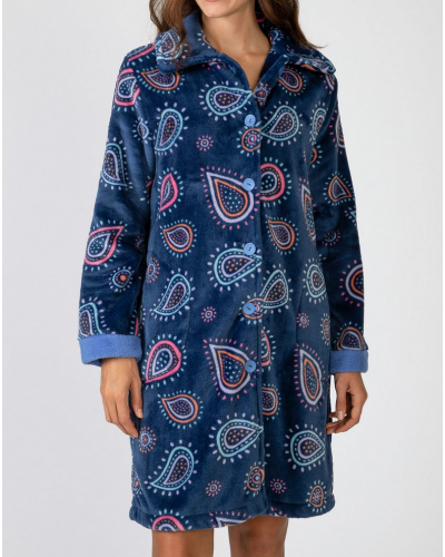 Dressing gown buttoned Massana (Multicolor)