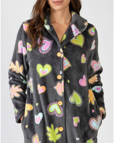 Dressing gown buttoned Massana (Multicolor)
