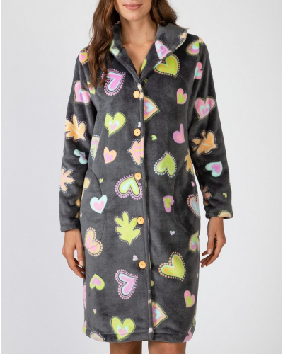 Robe de chambre polaire Massana (Multicolore)