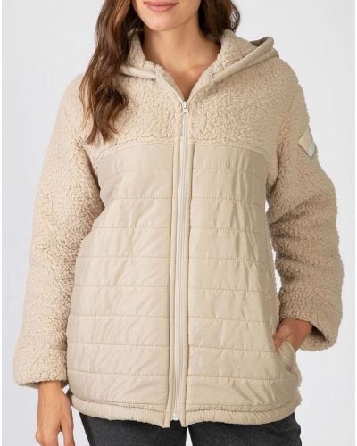 Veste polaire à fermeture éclair Massana (Beige)