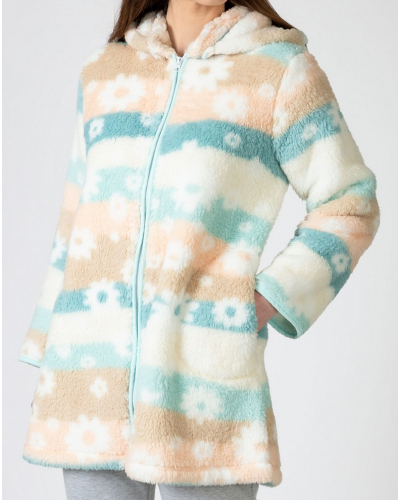 Jacket fleece with zip Massana (Multicolore)