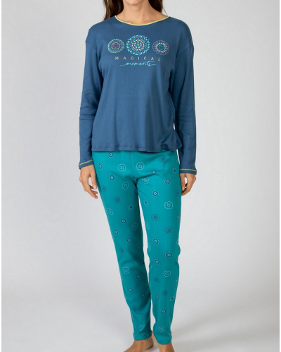 Long pyjamas 100% cotton Massana (Multicolor)