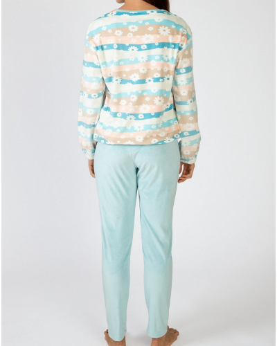 Long micropolar pyjamas Massana (Multicolour)