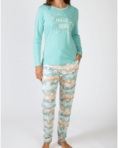 Pijama largo soft Massana (Multicolore)