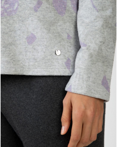 Pyjama punto milano Massana (Imprimé Gris)