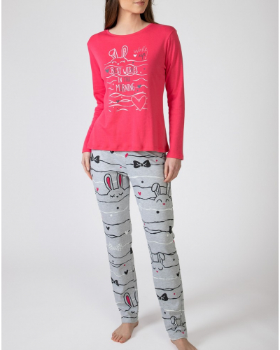 Long rabbit pyjamas Massana (Multicolore)