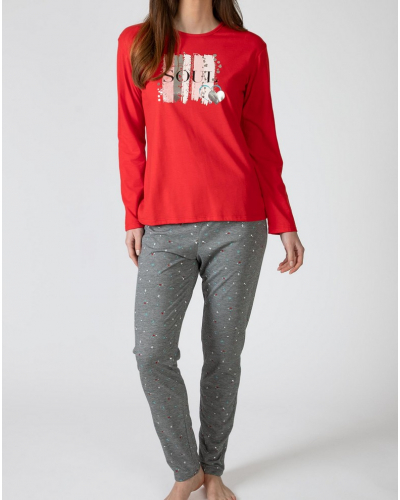 Soft long pyjamas Massana (Multicolore)