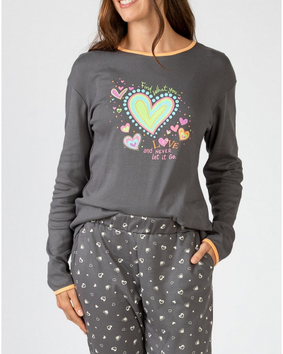 Long pyjamas 100% cotton Massana (Multicolore)